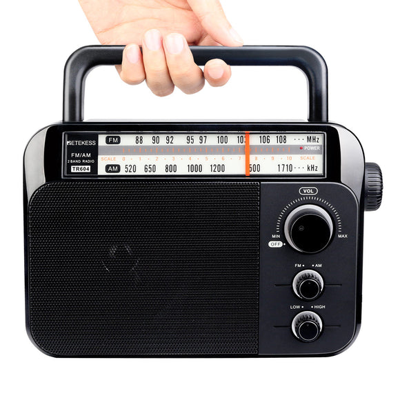 EU/US Plug 220/110V FM+AM F9225A Portable Radio