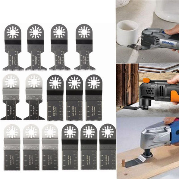 15pcs Saw Blades Set for Fein Multimaster Bosch Oscillating Multitool