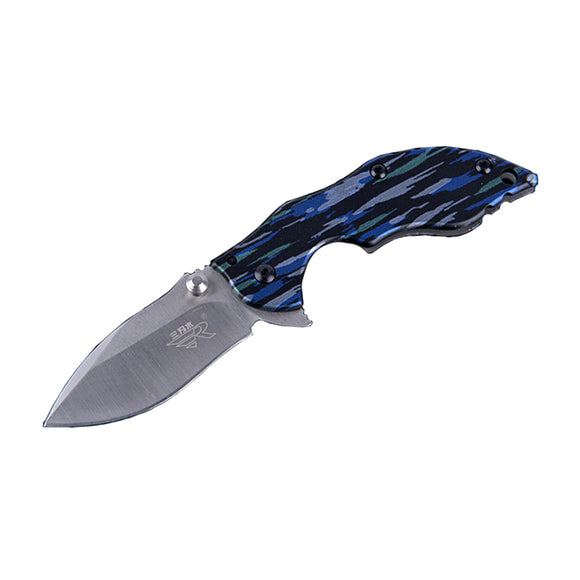 Sanrenmu 6026LUC-SGI/ LUI-SGI Mini EDC Folding Knife Frame Lock Pocket Knife Outdoor Tactical Knife