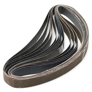 15pcs 25x762mm Sanding Belts 600/800/1000 Grit Aluminum Oxide Sanding Belts