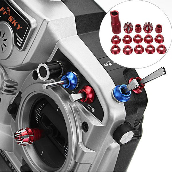 Realacc Remote Control Stereoscopic Switch Nut 3D Joystick Set For Frsky X7 X9D Futaba Transmitter