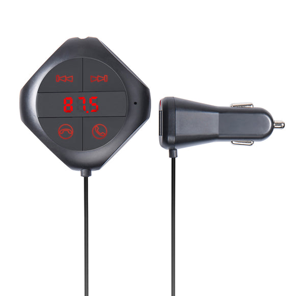 Car MP3 bluetooth Player Hands-Free Dual USB bluetooth Car Charger FM Transmitter