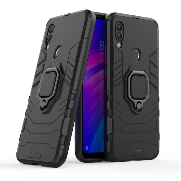 Bakeey Armor Magnetic Card Holder Shockproof Protective Case For Xiaomi Redmi 7