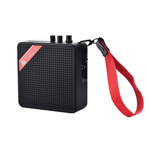 Mini 5W 9V Battery Rechargeable Portable Guitar Bass Amp Amplifier Speaker
