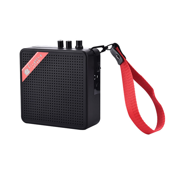 Mini 5W 9V Battery Rechargeable Portable Guitar Bass Amp Amplifier Speaker