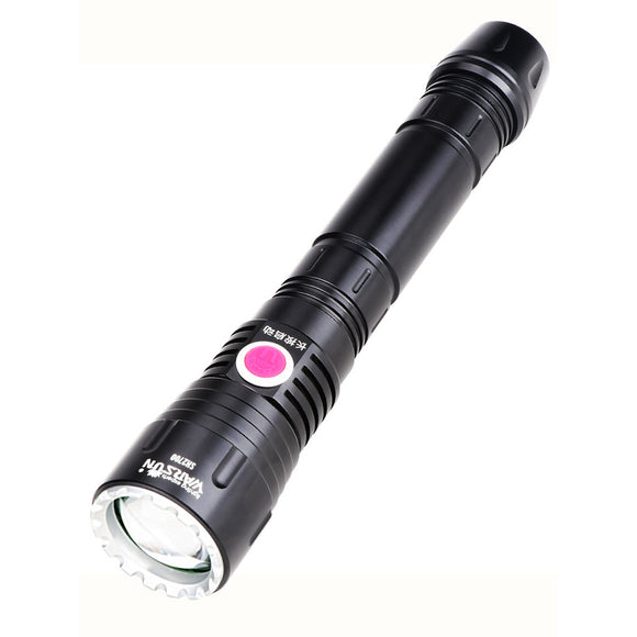 WARSUN SH2700 XHP50 Long Shot Xenon Flashlight Zoomable Flashlight 26650 Flashklight 5Modes USB Rechargeable Flashlight LED Flashlight Tactical Flashlight Led Torch