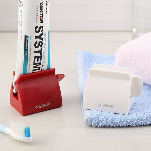 Honana BX-924 Anya ABS Creative Bathroom Toothpaste Tube Squeezer Multifunction Tube Dispenser