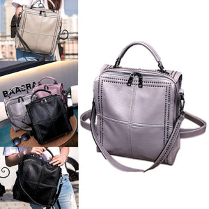 Outdoor Travel Rivet Handbag Women Crossbody Shoulder Bag Ladies Messenger Tote Bag