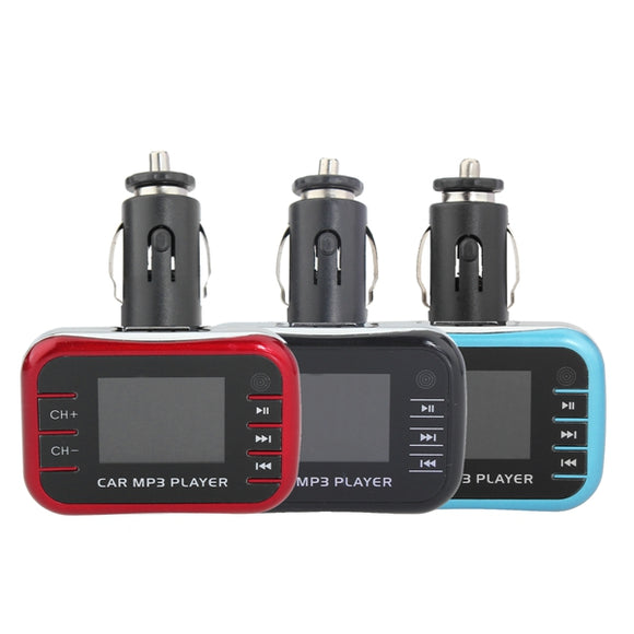 LCD Screen Car Kit MP3 Player Wireless FM Transmitter Remote Control
