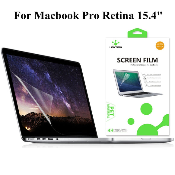 Clear High Definition Anti Glare Anti Scratch Screen Protector Film For Macbook Pro Retina 15.4 Inch