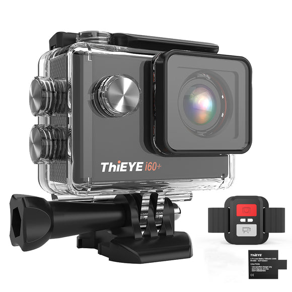 ThiEYE i60+ 4K 2 Inch 20MP WIFI Remote Control Waterproof 170 Degree Sport DV Action Camera