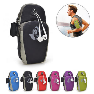 Free Knight 5.5 Inch Sports Running Arm Phone Bag Pouch With Earphone Hole For iphone 7 Plus 6s Plus
