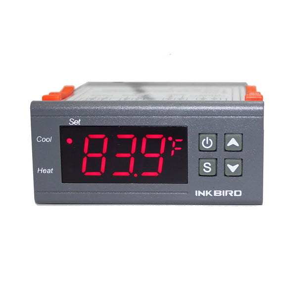 Inkbird ITC-1000 Dual Stage All-Purpose Digital Temperature Controller Thermostat Sensor 2 Relays