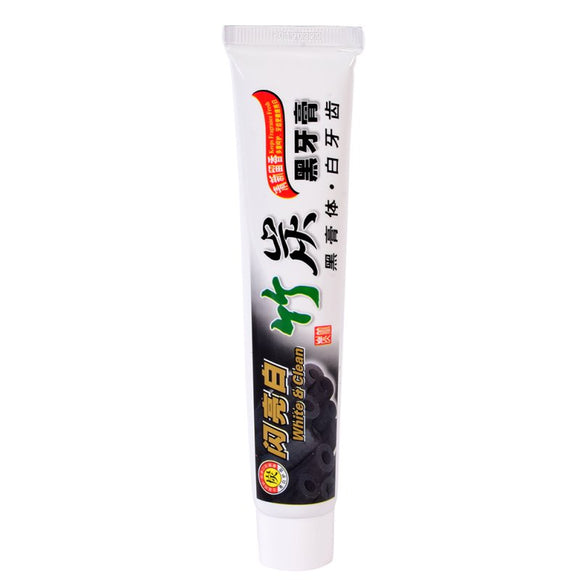 Bamboo Charcoal Black Teeth Whitening Toothpaste Smoke Stains Tartar Removal Oral Care