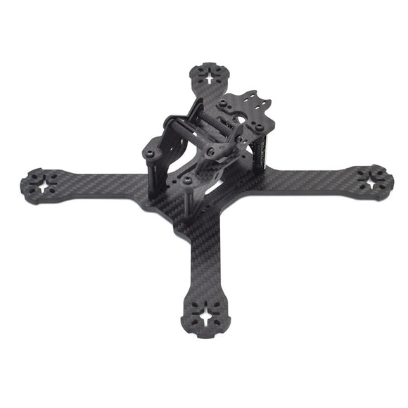 Realacc X210 Pro 214mm 3K Carbon Fiber FPV Racing Frame RC Drone 4mm Frame Arm w/ LED Board 5V & 12V PDB