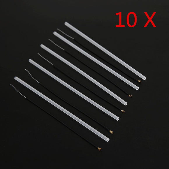 10 PCS 2.4G TX & RX Antenna IPEX Port 15cm with Protective Tube for RC Drone FPV Racing