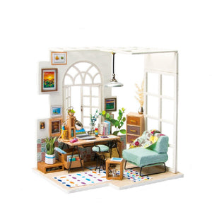 Robotime DGM01-01 Doll House Miniature With Furniture Wooden Dollhouse Toy Decor Craft Gift