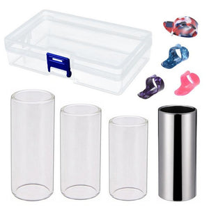 Professional Guitar Tuning Tool Kit with Stainless Steel Slider Glass Slide Bar  Guitar Picks