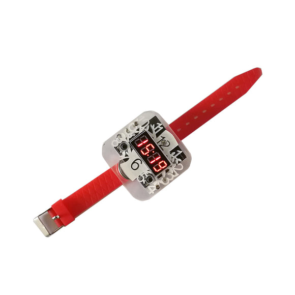 Geekcreit DIY Creative Electronic Watch Kit 51 Single-chip LED Digital Tube Clock Training Production Kit