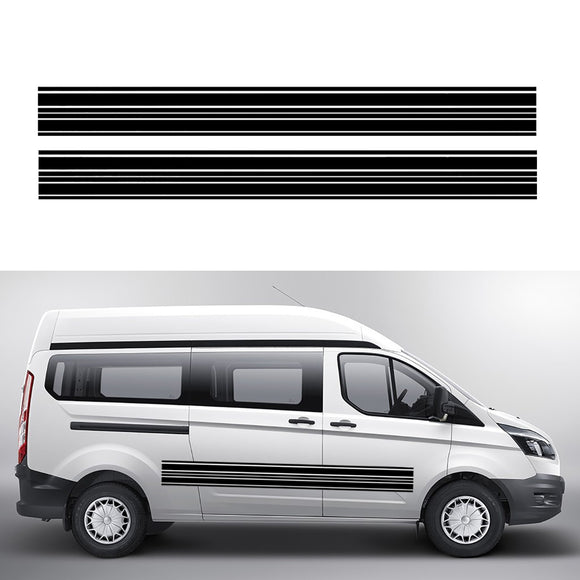 Side Body Stripe Stickers For VW Transporter T5 T6 T4 Sticker Decal Vinyl Camper