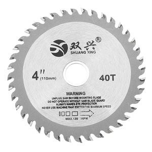 Effetool 4 Inch 40 Teeth Circular Saw Blade Acrylic Plastic Woodworking Cutting Blade