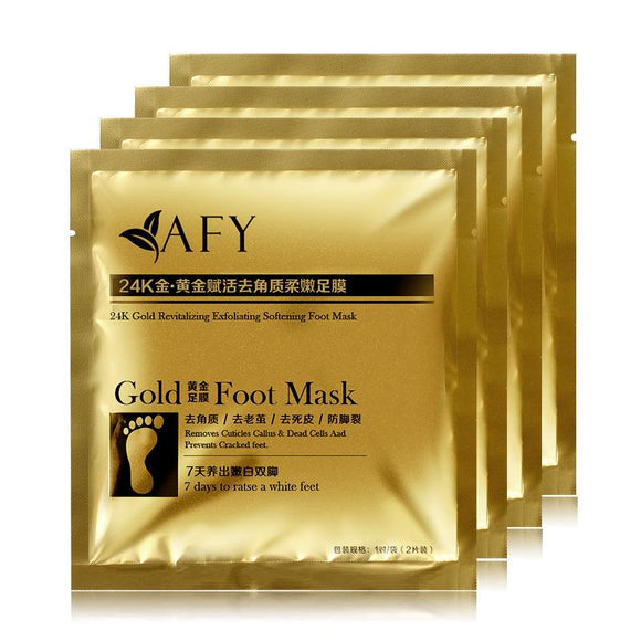 AFY Gold Foot Care Mask Membrane Nursing Set Corneous Dead Skin