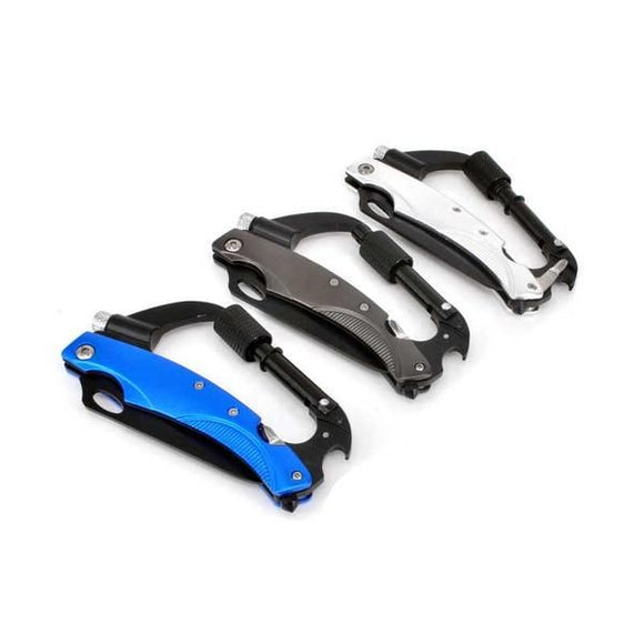EDC Multi-function Key Ring Buckle Portable Key Ring Mountaineering Survival Gadget