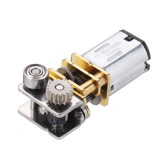 Machifit GM12YN20-3DP DC12V 11RPM Right Angle Output Metal Gearbox Micro Gear Motor for 3D Pen