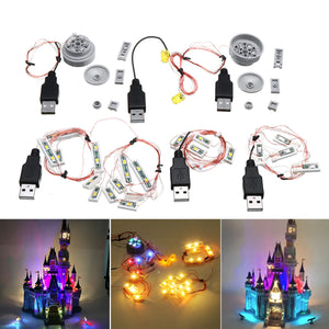 DIY LED Light Lighting Kit ONLY For LEGO 71040 Updated Castle Bricks Toys