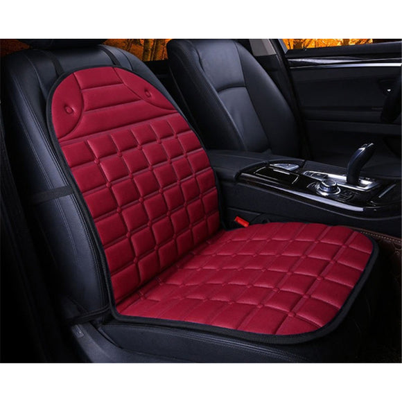 12/24V Heated Car Truck Seat Cushion Chair Cover Pad Heater Winter Warmer Home