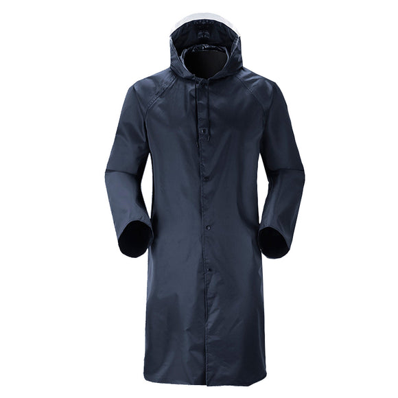 Adult Raincoat Jumpsuit Overalls Mens Women Coat Hooded Long Rainsuit Waterproof