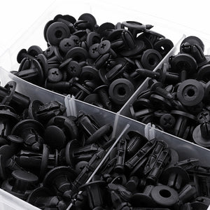 630pcs/Set Plastic Car Body Push Pin Rivets Car Bumper Repair Kits Fastener Clips Expansion Clips