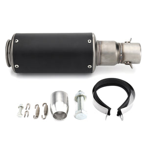 38mm-51mm Stainless Steel Carbon Fiber Motorcycle Exhaust Muffler Pipe System