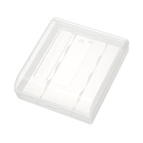 Soshine 4x AA Battery Transparent Hard Plastic Storage Case Cover