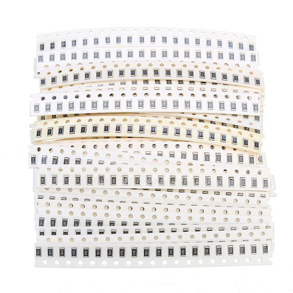 3300Pcs 33 Values 20 Each 1206 SMD Resistor Kit Assorted Kit 1ohm-1M ohm 1% Sample Kit