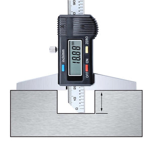 150MM  6inch 0.01MM Digital Depth Vernier Caliper Stainless Steel Electronic Digital Depth Caliper