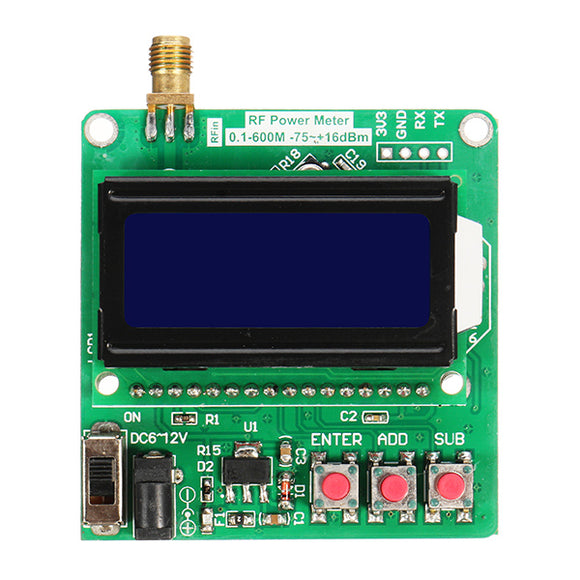 Digital Radio Frequency Power Meter -75~+16dBm Power Attenuation Can Be Set