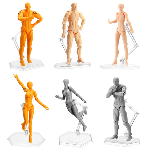 Figma Body 2.0 Painting Action Figure Props Male Female Youth Version Skin Color Hand-operated Model