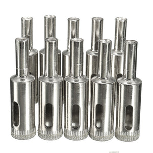 10pcs 13mm Diamond Hole Saw Set Tile Ceramic Glass Porcelain Marble Hole Saw Drill Bit