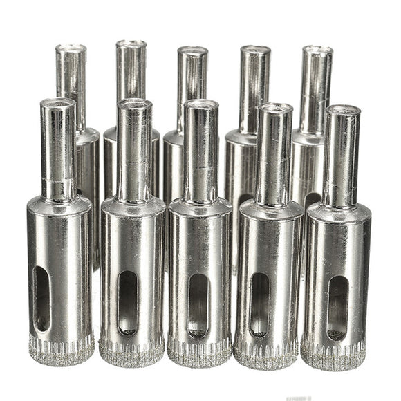 10pcs 13mm Diamond Hole Saw Set Tile Ceramic Glass Porcelain Marble Hole Saw Drill Bit