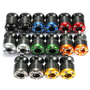 10mm CNC Universal Motorcycle Swing Arm Sliders Spools Paddock Stand Bobbins
