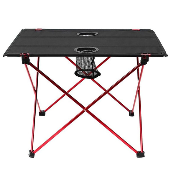 IPRee 2216.514.5inch Aluminium Alloy Camping Lightweight Picnic BBQ Square Folding Table