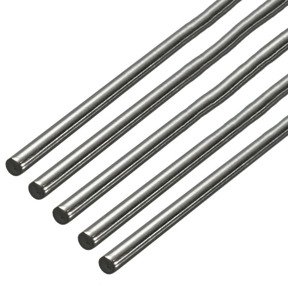 5pcs 500mm Diameter 3mm Stainless Steel Round Rod Round Solid Metal Bar Rod