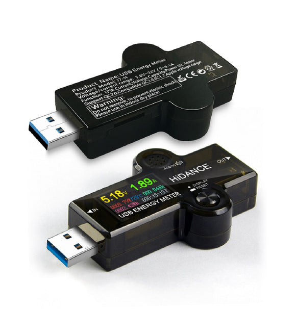 Digital USB3.0 Tester IPS Color Screen Voltmeter Ammeter Charger Power Detection Instrument Po
