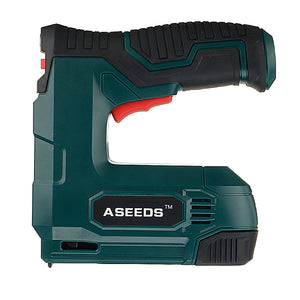 ASEEDS CSG04 4V Power Nail Tool Electric Staple G-un for Upholstery Home Improvement 3000pcs Nails
