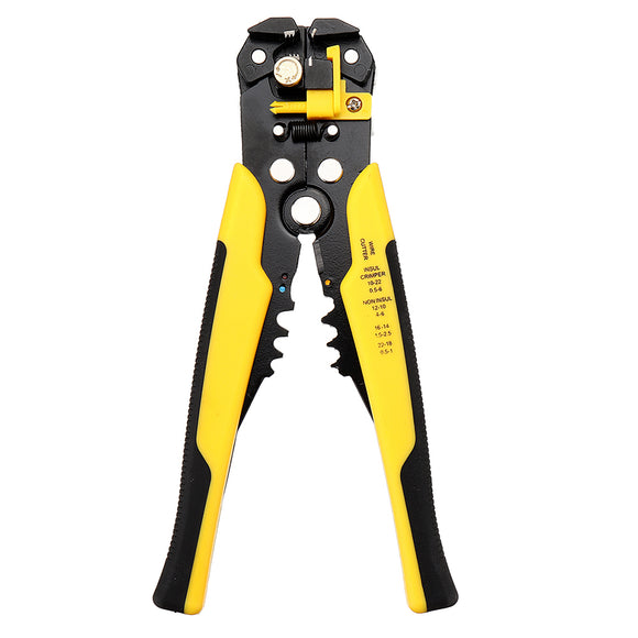 DANIU Multifunctional Yellow Automatic Wire Stripper Crimping Plier Terminal Tool for Cutting Stripping Wire Cable