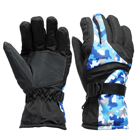 Motorcycle Winter Waterproof Ski Snowboard Snow Thermal Warm Gloves