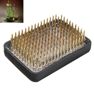 67x49mm Rectangle Japanese YUUKA Ikebana Brass Kenzan Needle Flower Frog