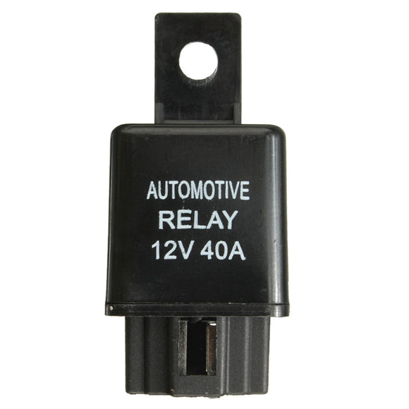 Car Auto Relay 4 Pin SPST Alarm Relay Automotive Van Boat Bike 12V DC 40A 40 AMP