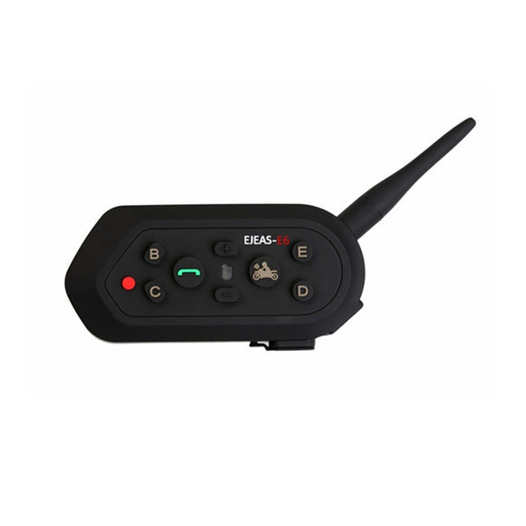 1200m Motorcycle E6 Interphone Helmet Intercom With bluetooth Function For EJEAS